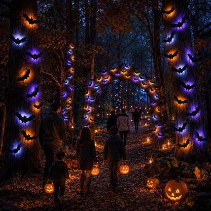 🔥Last Day Promotion 50% OFFI🎃Halloween LED Silhouette Wall Light Stickers