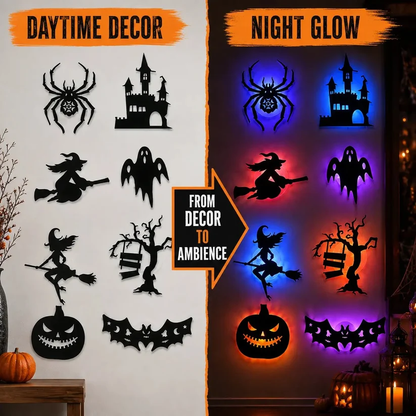 🔥Last Day Promotion 50% OFFI🎃Halloween LED Silhouette Wall Light Stickers