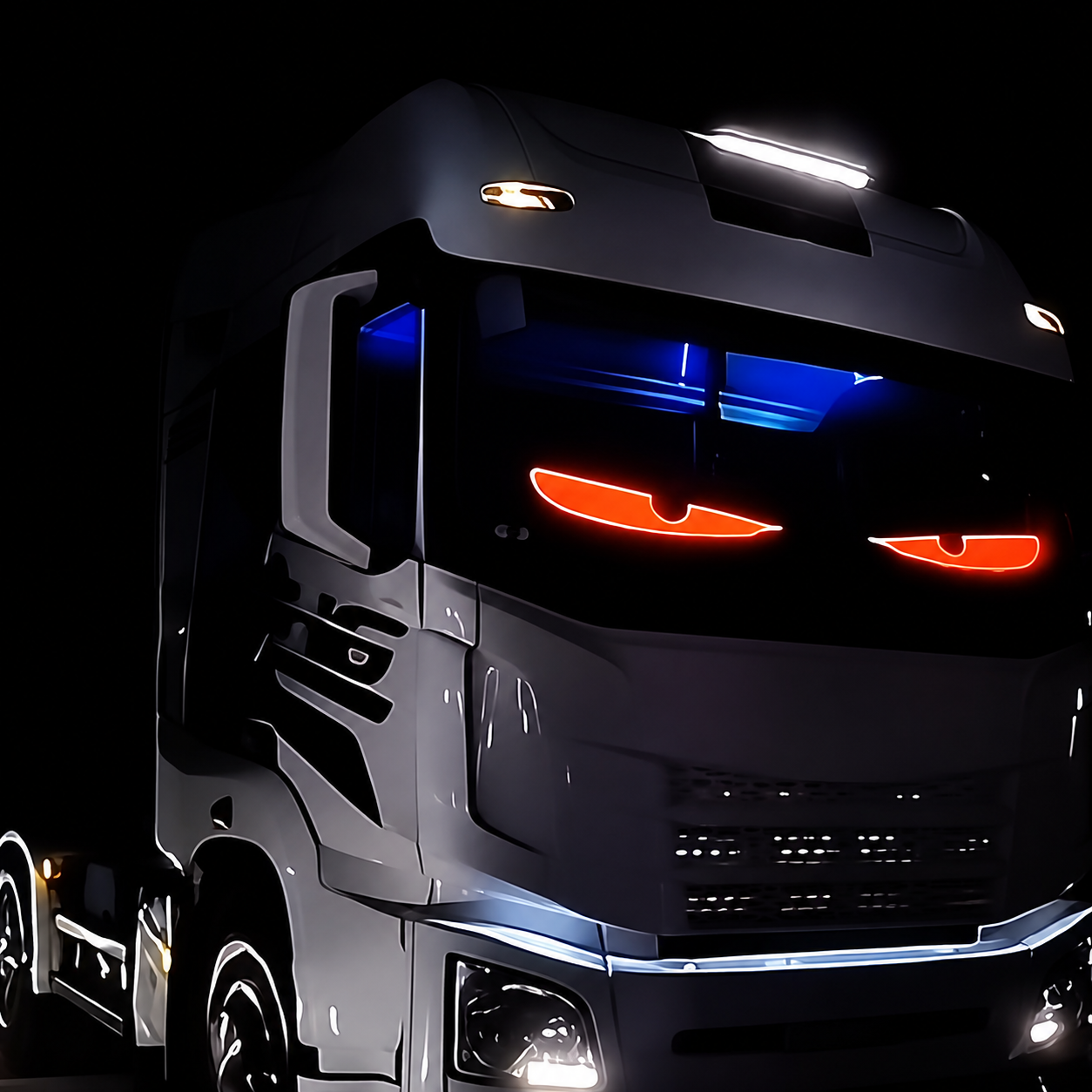 👁️ Halloween Deal Alert! 😈 Devil Eyes LED Sign: App - Controlled, Animated for Car/Truck Windshields