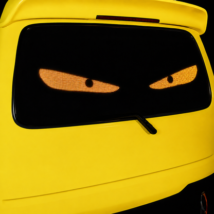 👁️ Halloween Deal Alert! 😈 Devil Eyes LED Sign: App - Controlled, Animated for Car/Truck Windshields