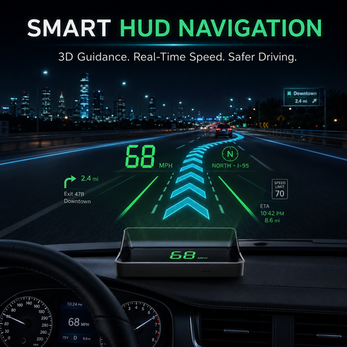 Head-Up Display (HUD) Car GPS Digital Speedometer
