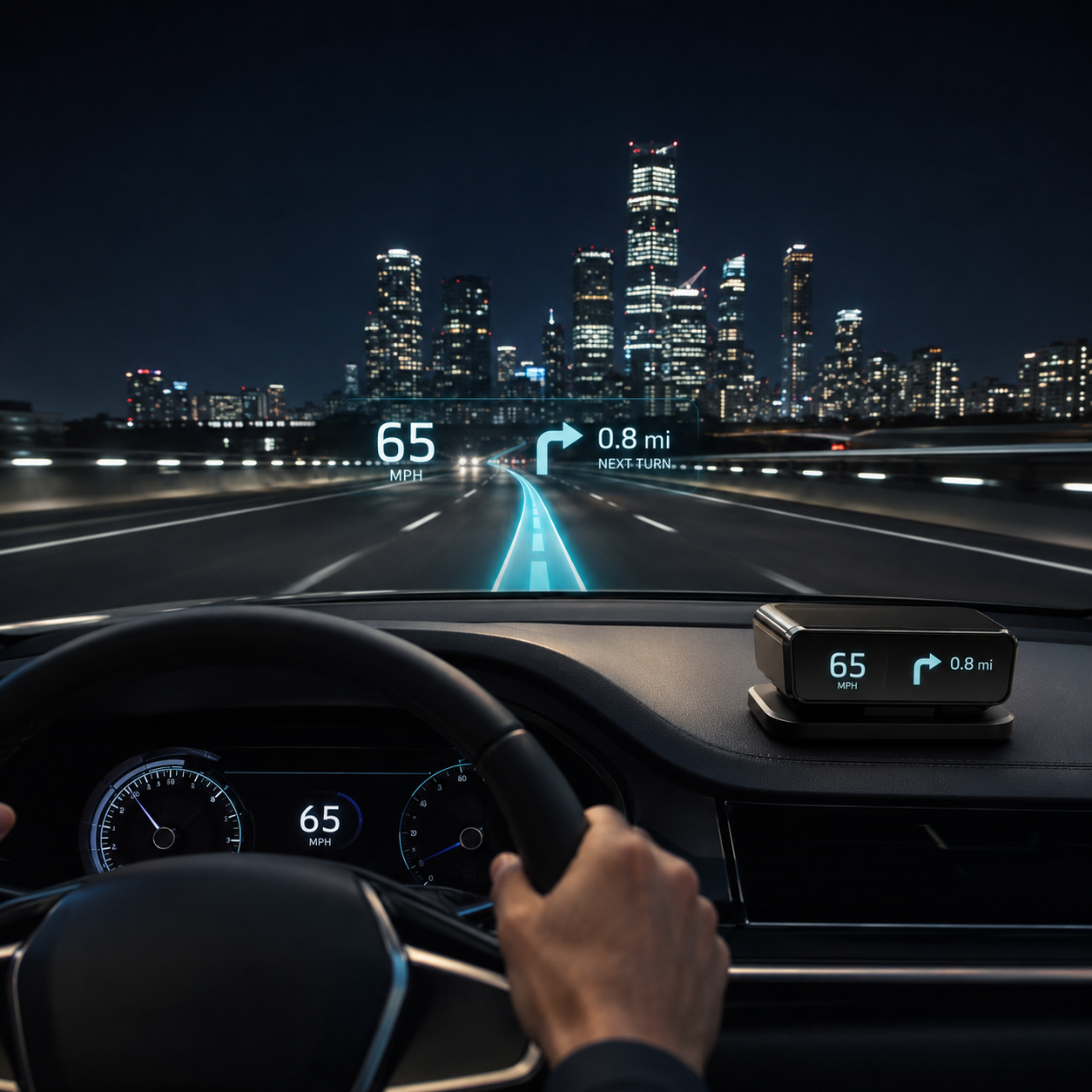 Head-Up Display (HUD) Car GPS Digital Speedometer