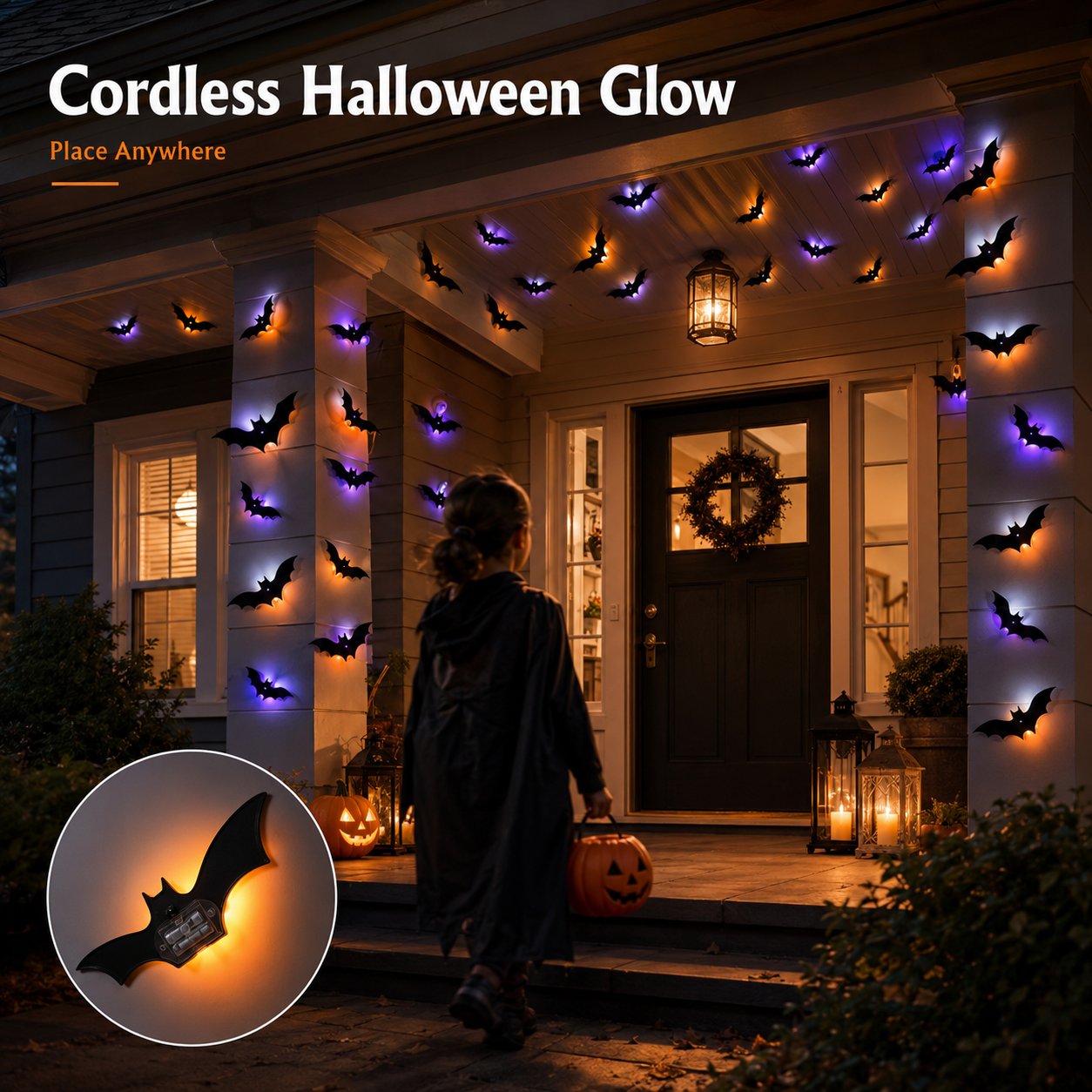 🔥Last Day Promotion 50% OFFI🎃Halloween LED Silhouette Wall Light Stickers