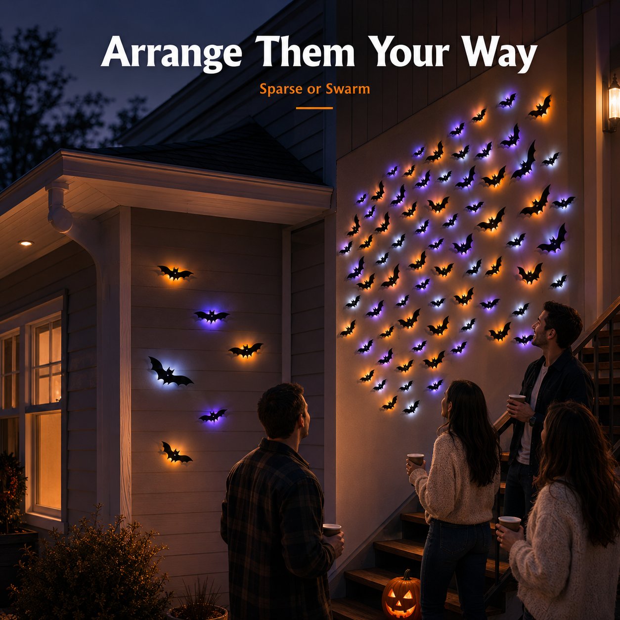 🔥Last Day Promotion 50% OFFI🎃Halloween LED Silhouette Wall Light Stickers