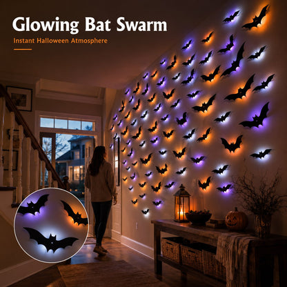 🔥Last Day Promotion 50% OFFI🎃Halloween LED Silhouette Wall Light Stickers